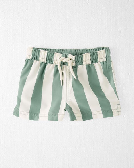  Product image 1 of Baby Recycled Striped Swim Trunks