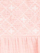 Pink - Baby Cotton Gauze Jumpsuit - Pink, Selected
