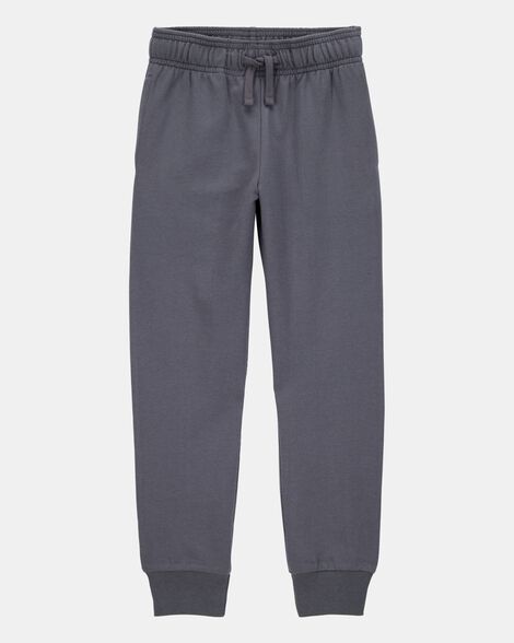 boys pull-on drawstring joggers - dark grey