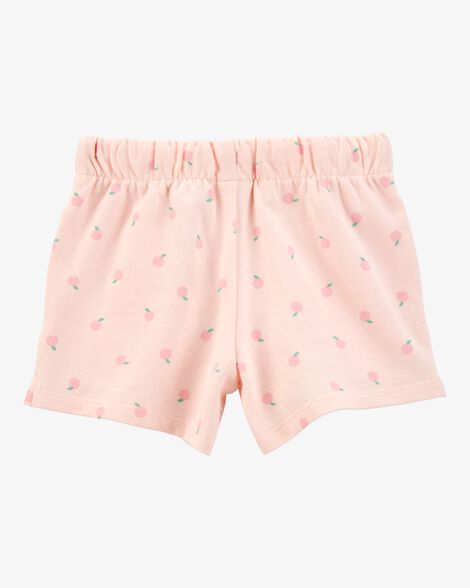  Product image 2 of Baby Pull-On French Terry Shorts - Pink