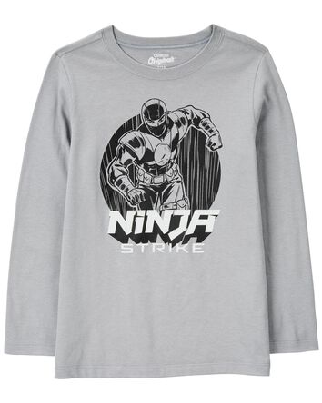 Kid Ninja Strike Jersey Graphic Tee