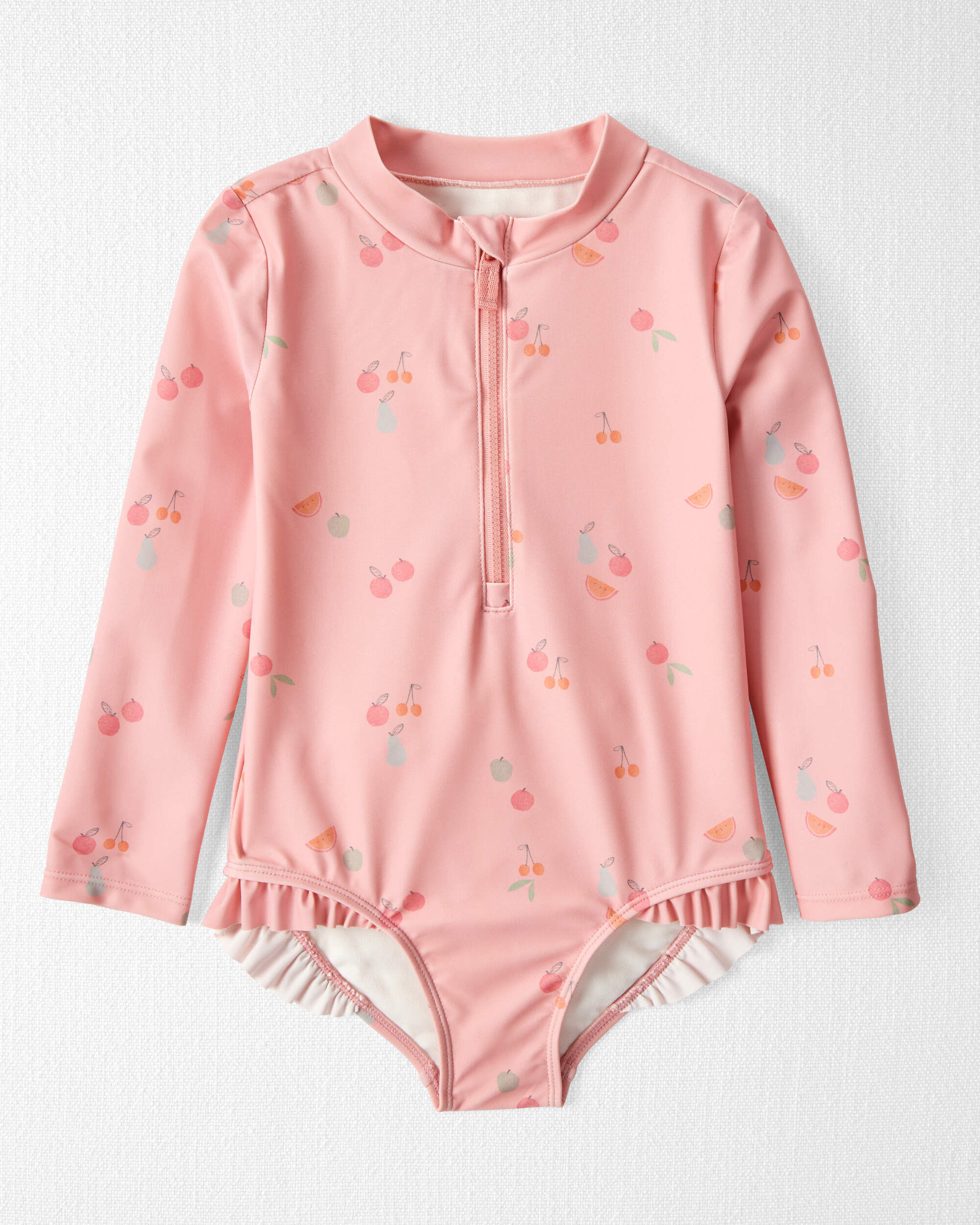Toddler Girl Recycled Ruffle Swimsuit
