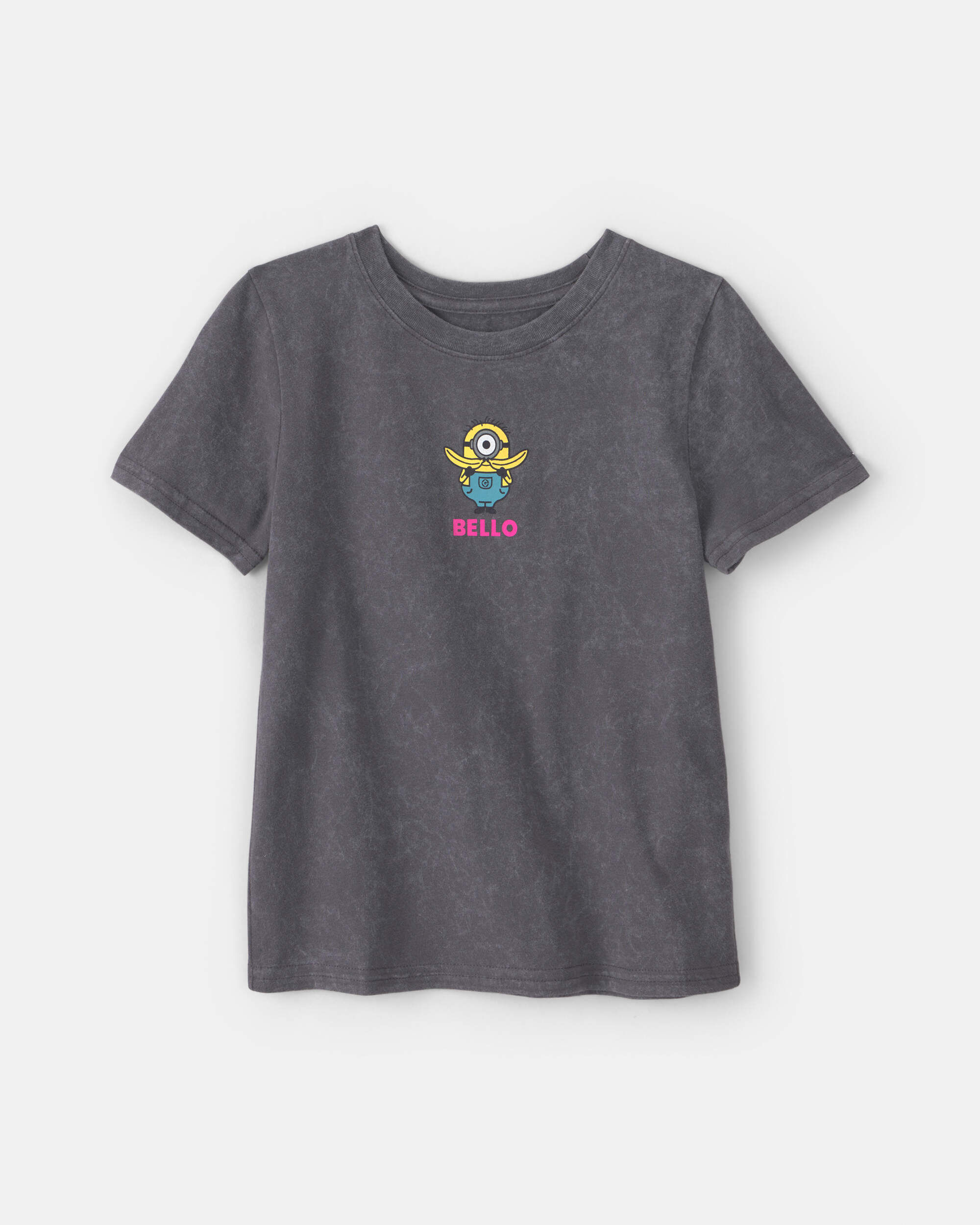 Carters girls despicable me minions graphic tee 10 Grey 14$
