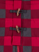 Red - Baby Plaid Sherpa-Lined Snowsuit, Selected