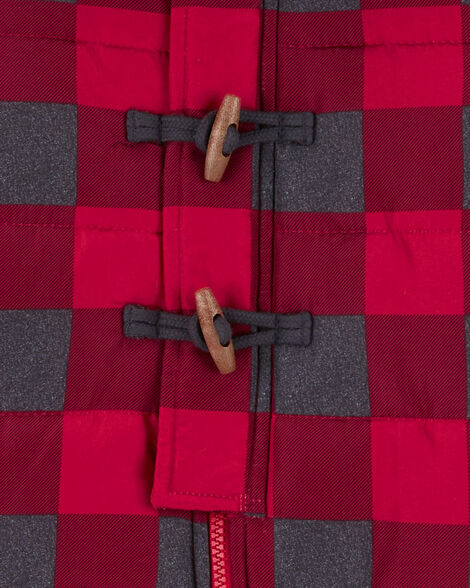  Product image 3 of Baby Plaid Sherpa-Lined Snowsuit