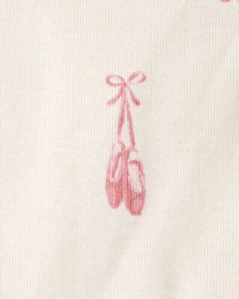 Baby 3-Piece Ballet Little Pullover Set - Pink/Ivory
