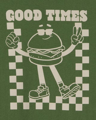 Product image 2 of Kid Good Times Short-Sleeve Graphic Tee - Green