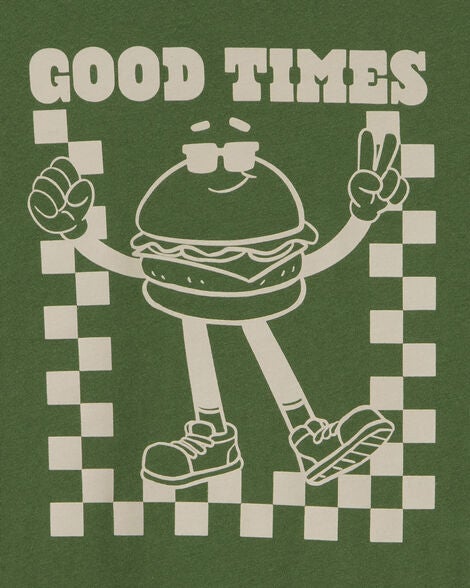  Product image 2 of Kid Good Times Short-Sleeve Graphic Tee - Green