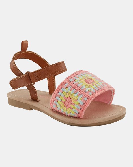 toddler crochet sandals