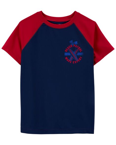 Product image 1 of Kid Beach Patrol Short Sleeve Swim Rashguard