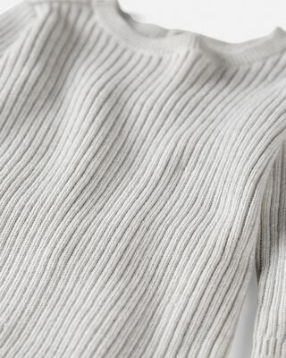Product image 2 of Baby Organic Cotton Rib Sweater Knit Bodysuit