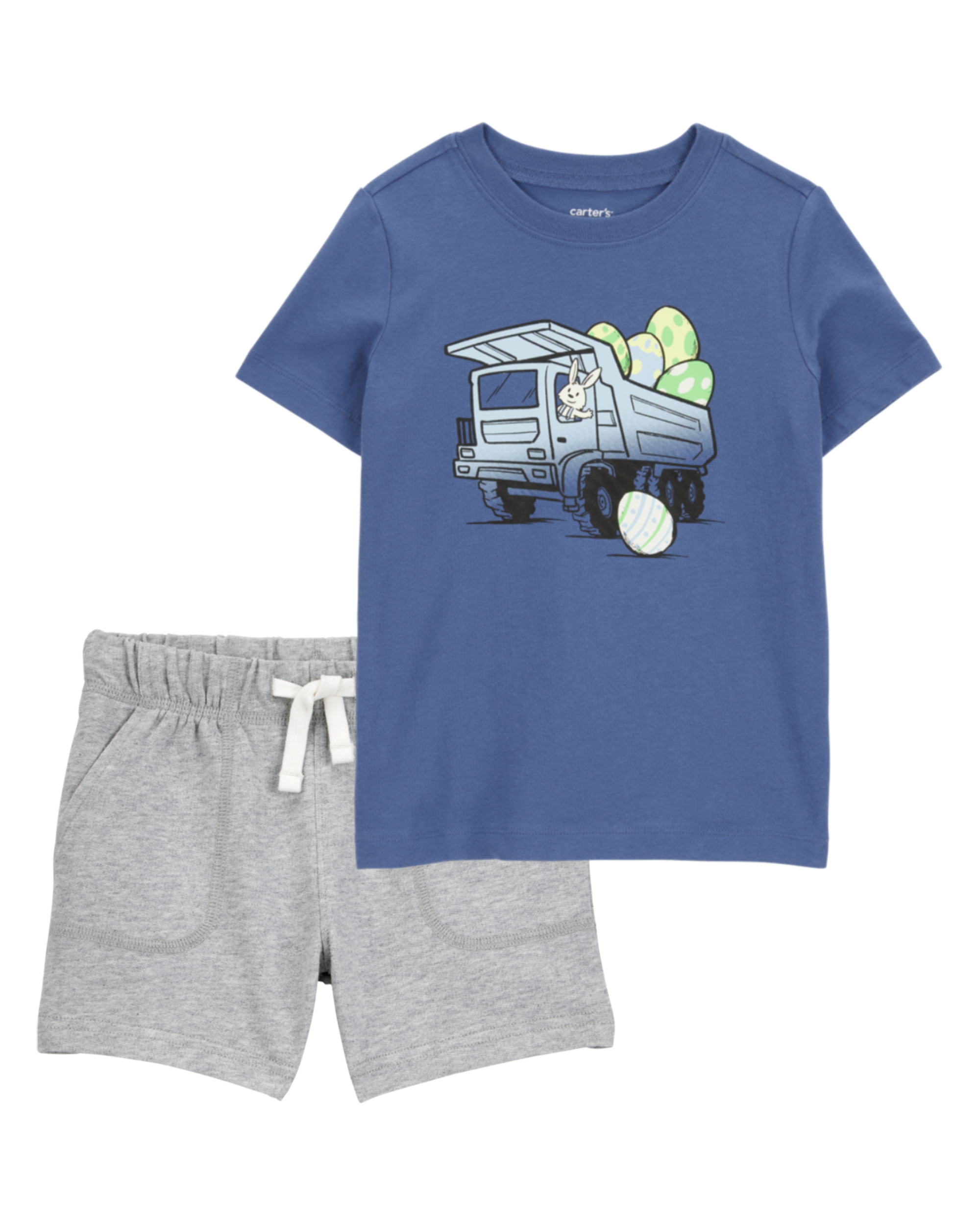Toddler 2-Piece Easter Tee & French Terry Shorts Set