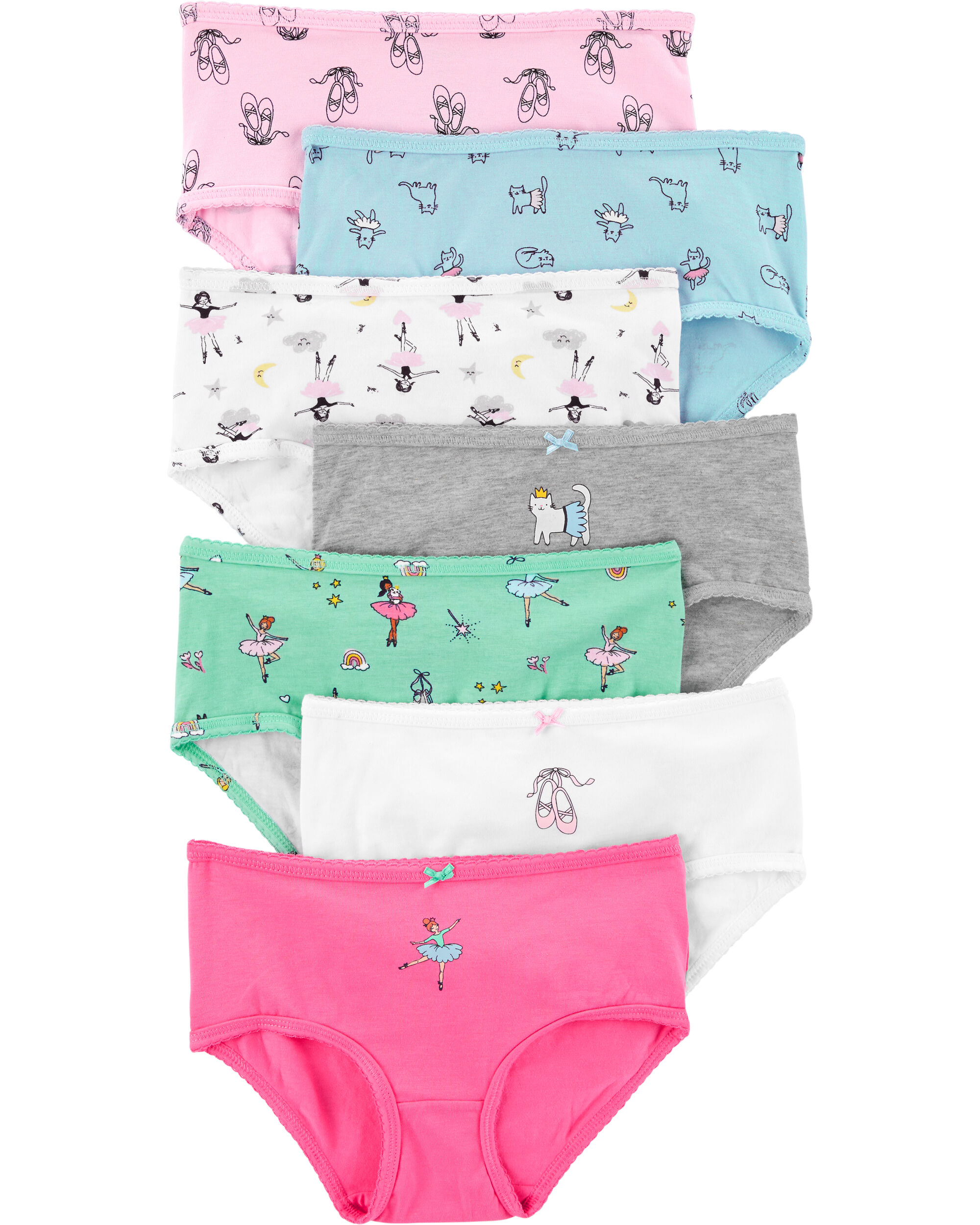 Kid 14-Pack Stretch Cotton Undies