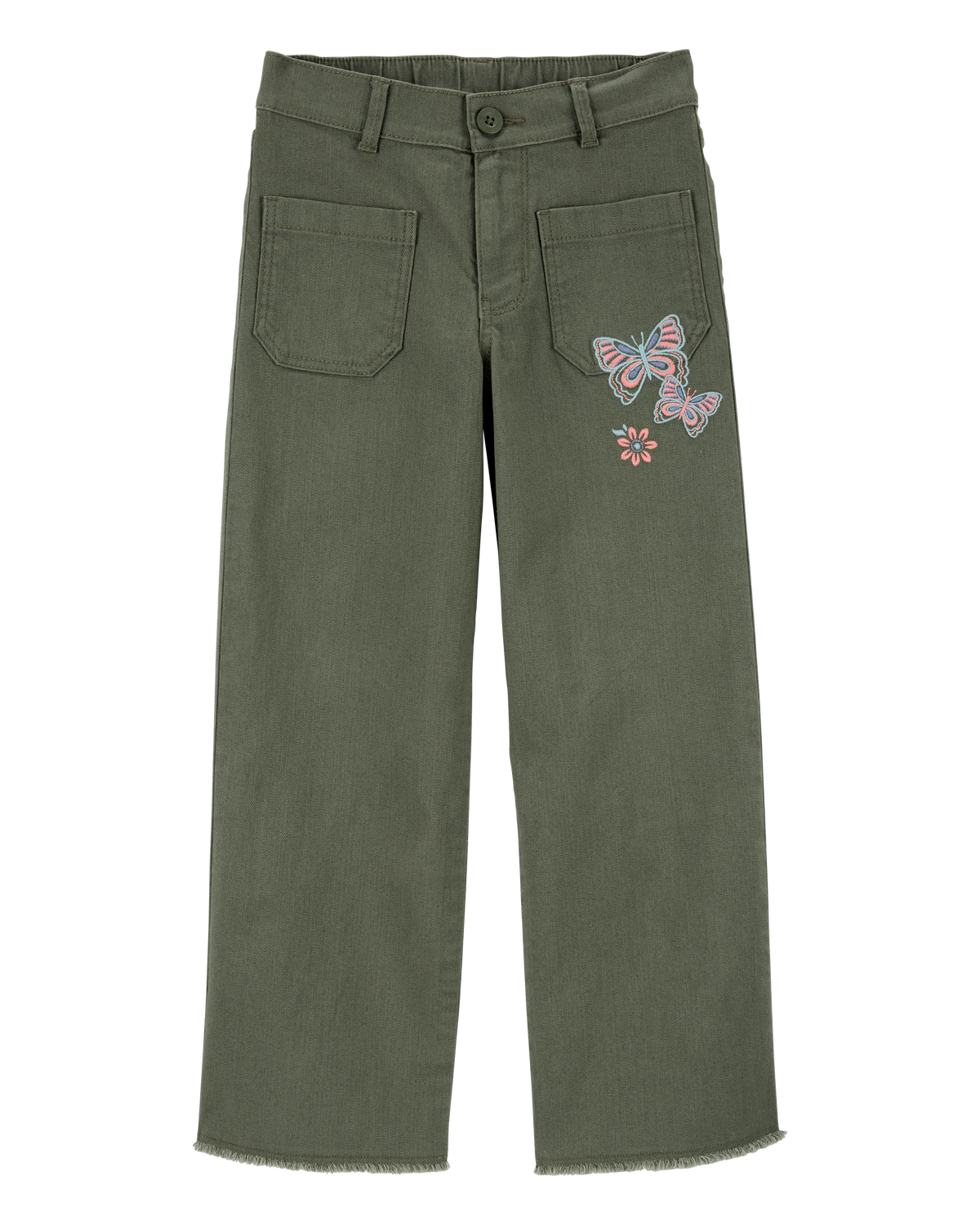 oeight  wear pants 希少！ Kid Embroidered Butterfly Wid- Leg Pants - OshKosh | Carter's