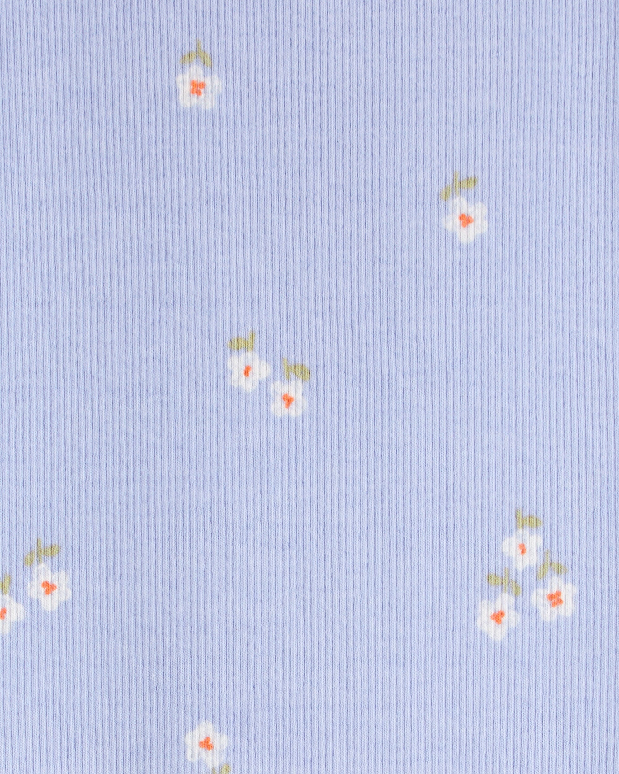 Baby Floral Short-Sleeve Bodysuit - Blue - Carter's | Carter's