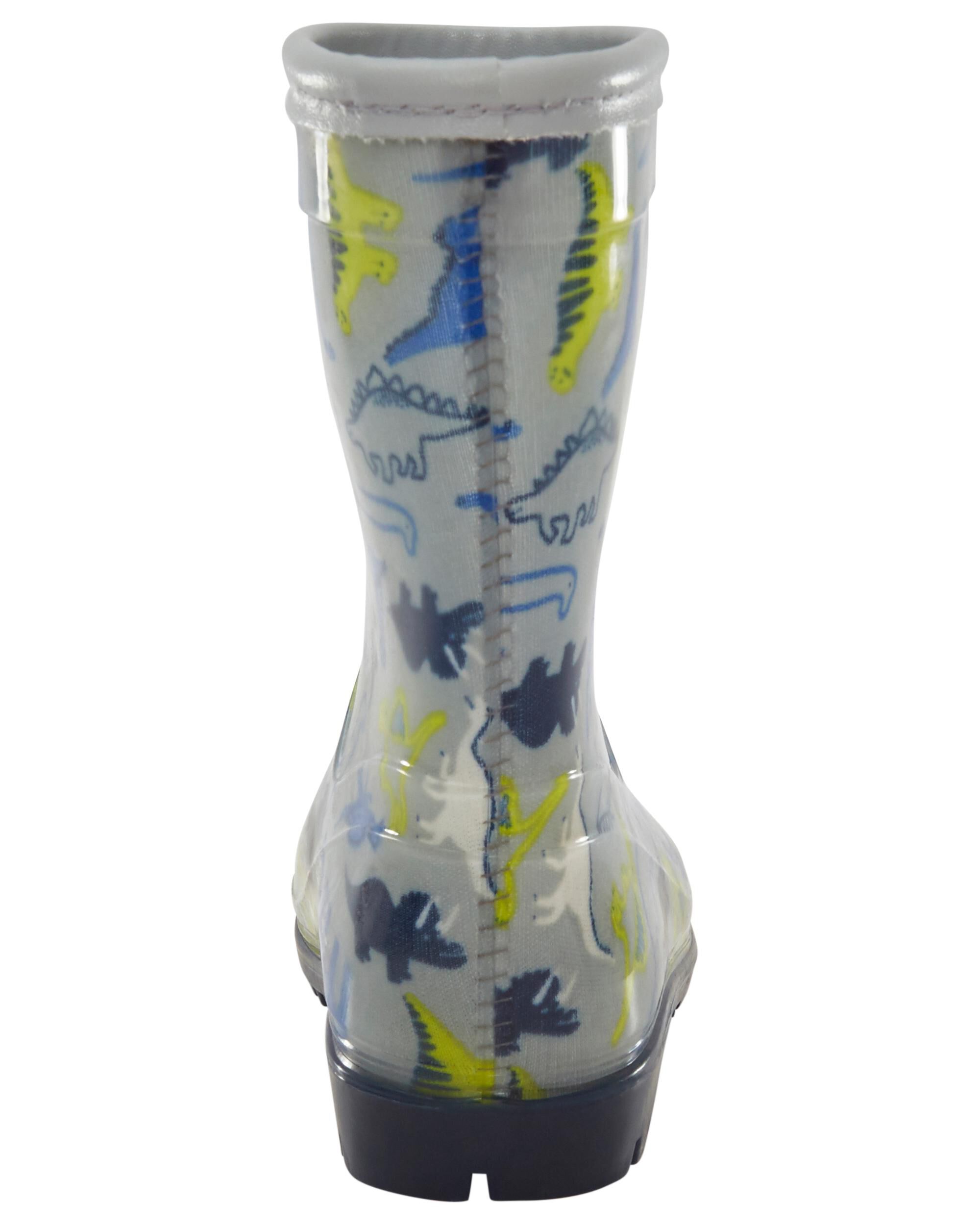 Light up dinosaur rain boots clearance