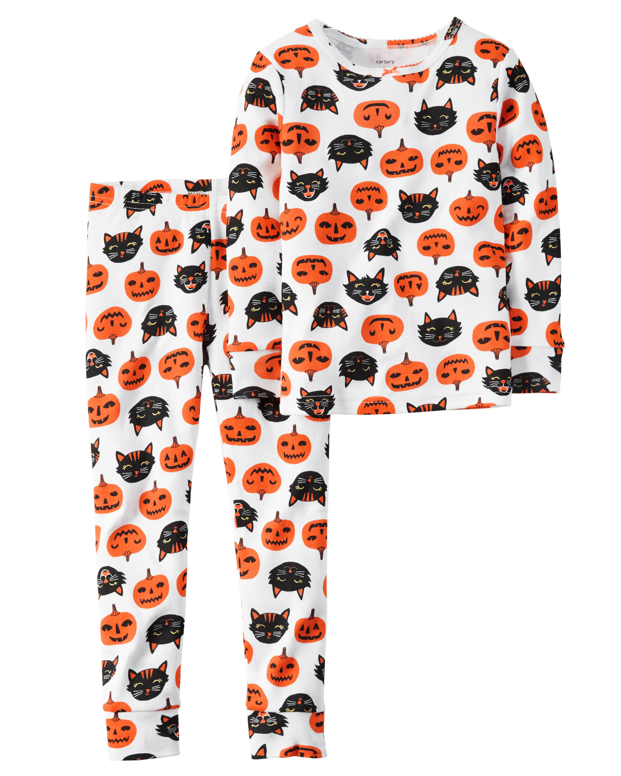 2 piece snug fit cotton halloween pjs loading zoom
