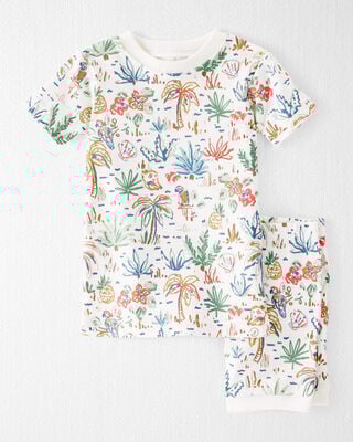 Product image 1 of Baby Organic Cotton Pajamas Set in Tropical Paradise Print