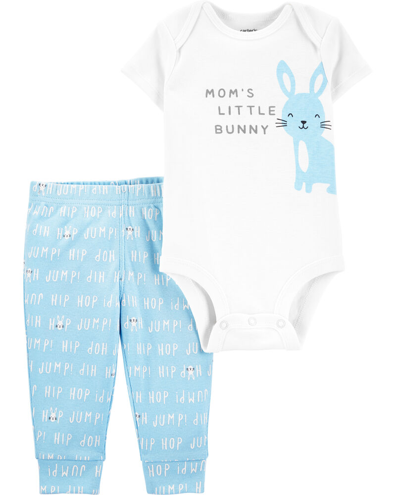 2 Piece Bunny Bodysuit Pant Set Carters Com