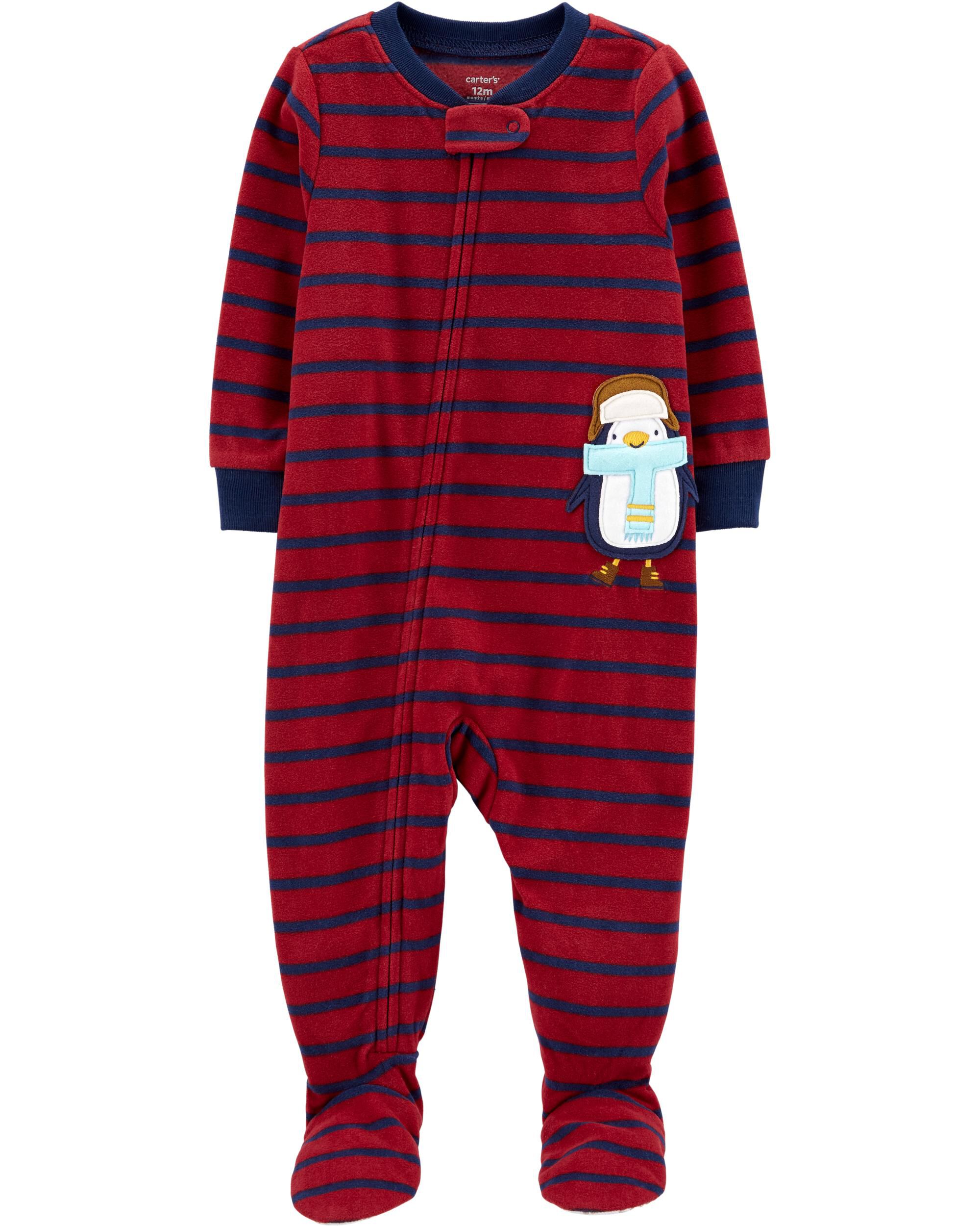carters fleece footie pajamas