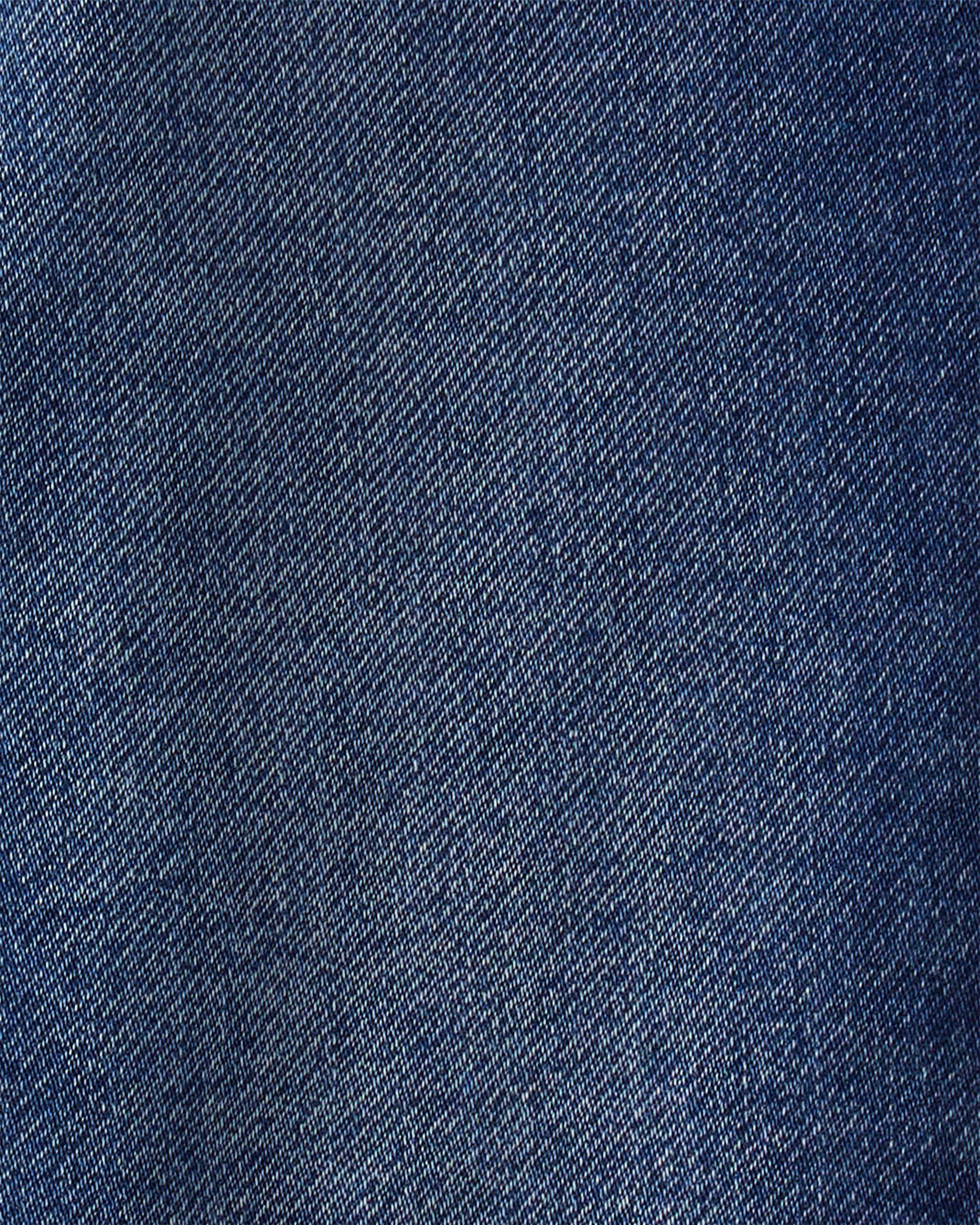 Toddler 2-Piece Acorn Button-Down Shirt & Pull-On Denim Pant Set