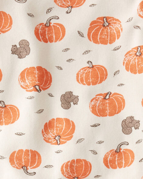  Product image 2 of Baby Organic Cotton Pajamas Set in Harvest Pumpkins