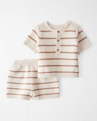 Product image 1 of Baby 2-Piece Organic Cotton Sweater Knit Set