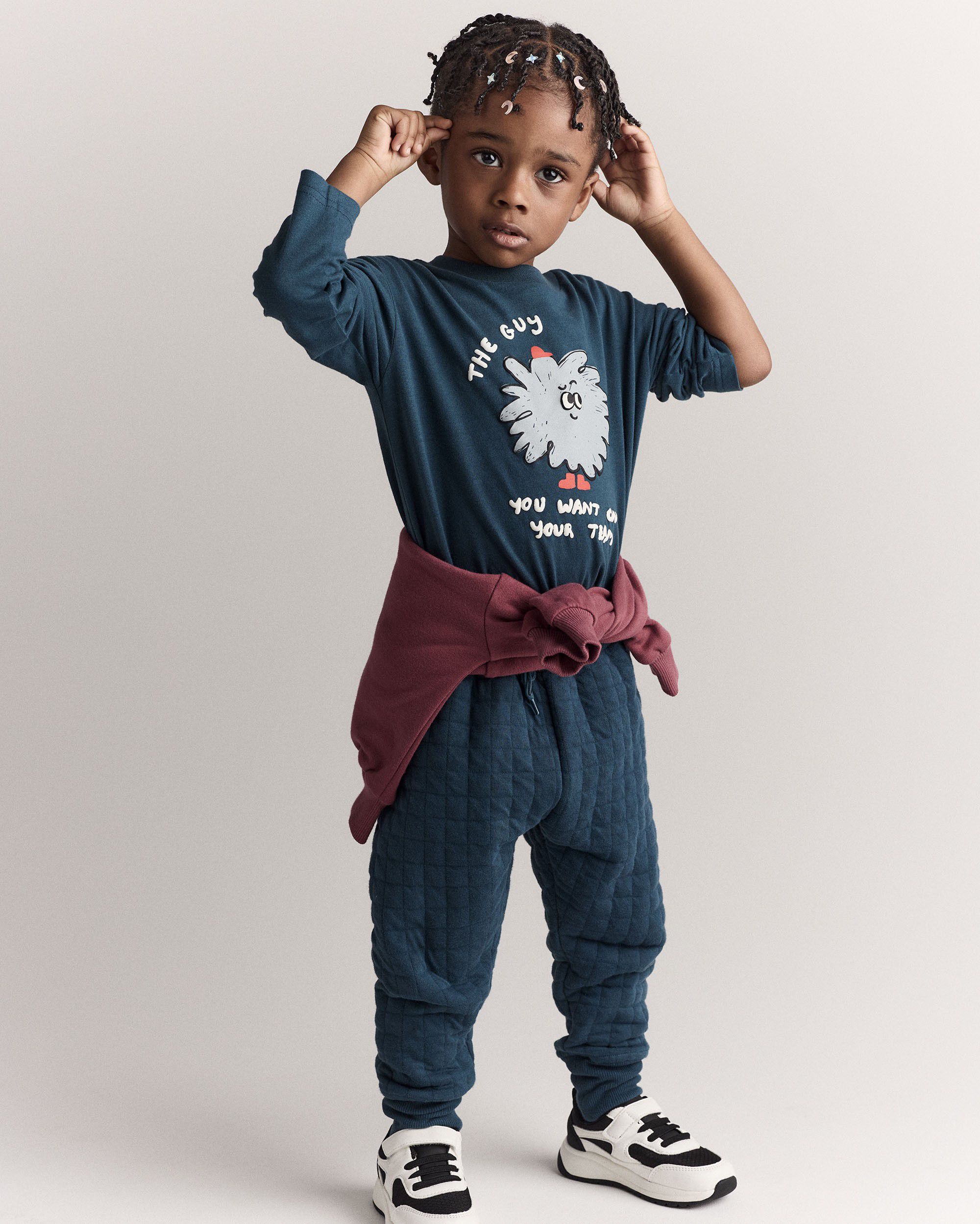 Otter Avenue Toddler Girls No-Seam Jogger Pant - Deep Teal 18M Deep Teal 16$