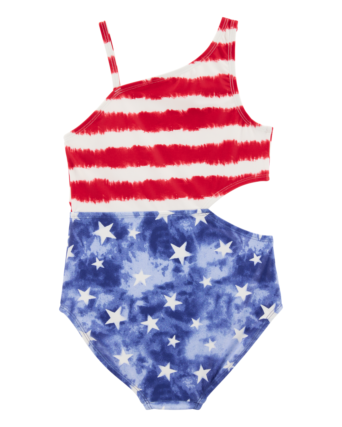 Girls 1-Piece Cut-Out Fourth of July Swimsuit - OshKosh B