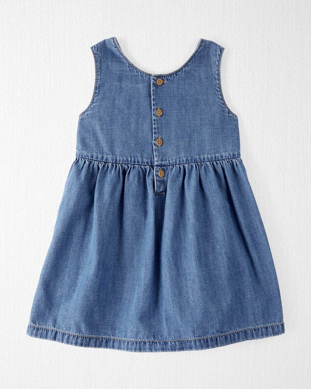 Product image 2 of Toddler Organic Cotton Chambray Dress