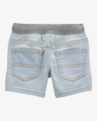 Product image 2 of Toddler Pull-On Denim Shorts - Light Blue Wash