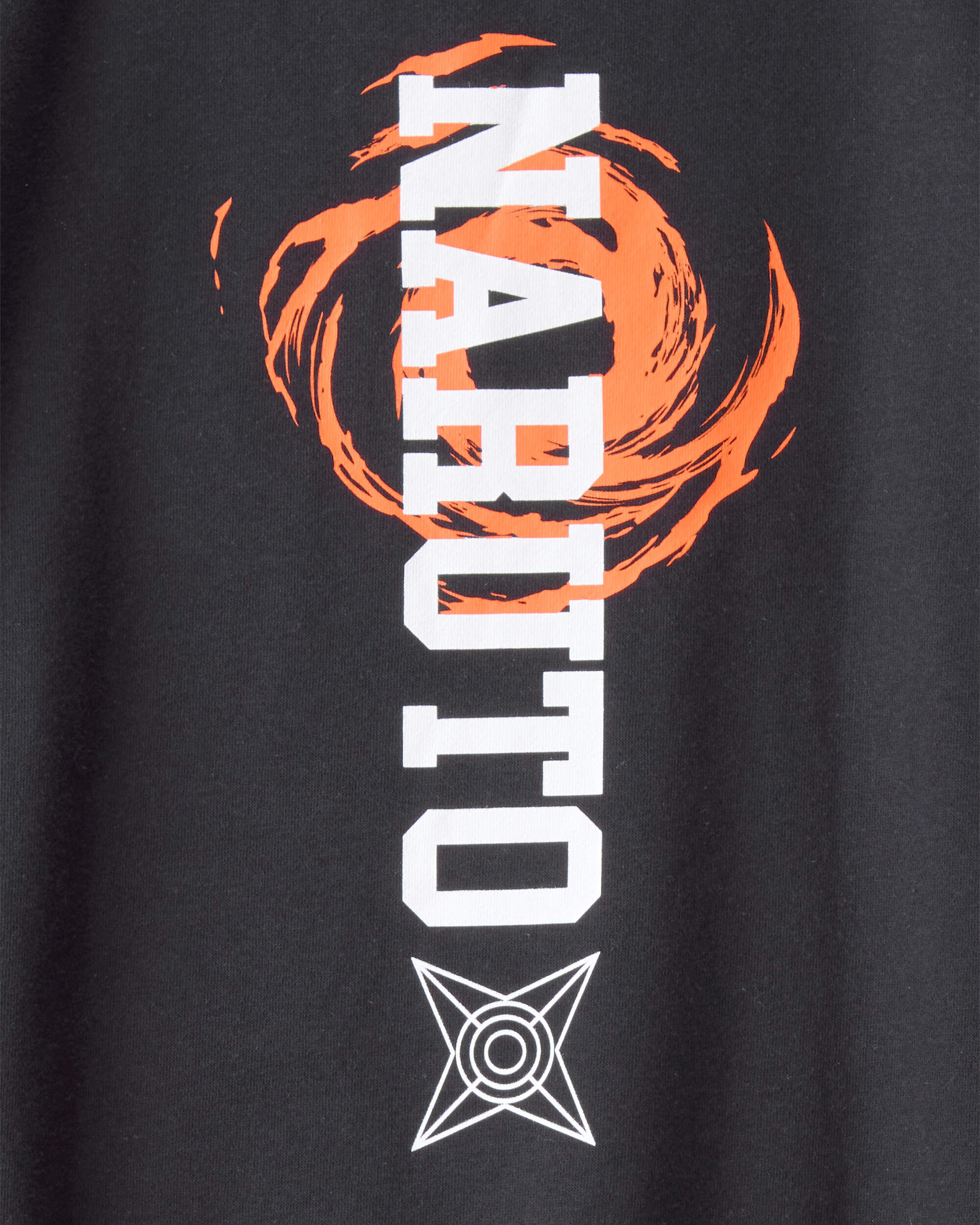 Boys Naruto Anime Pullover Sweatshirt - Black