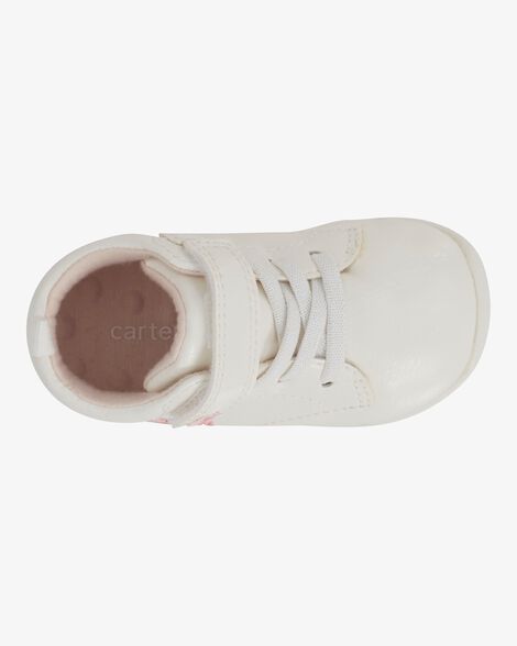  Product image 4 of  Every Step® First Walker Floral High-Top Sneakers - White