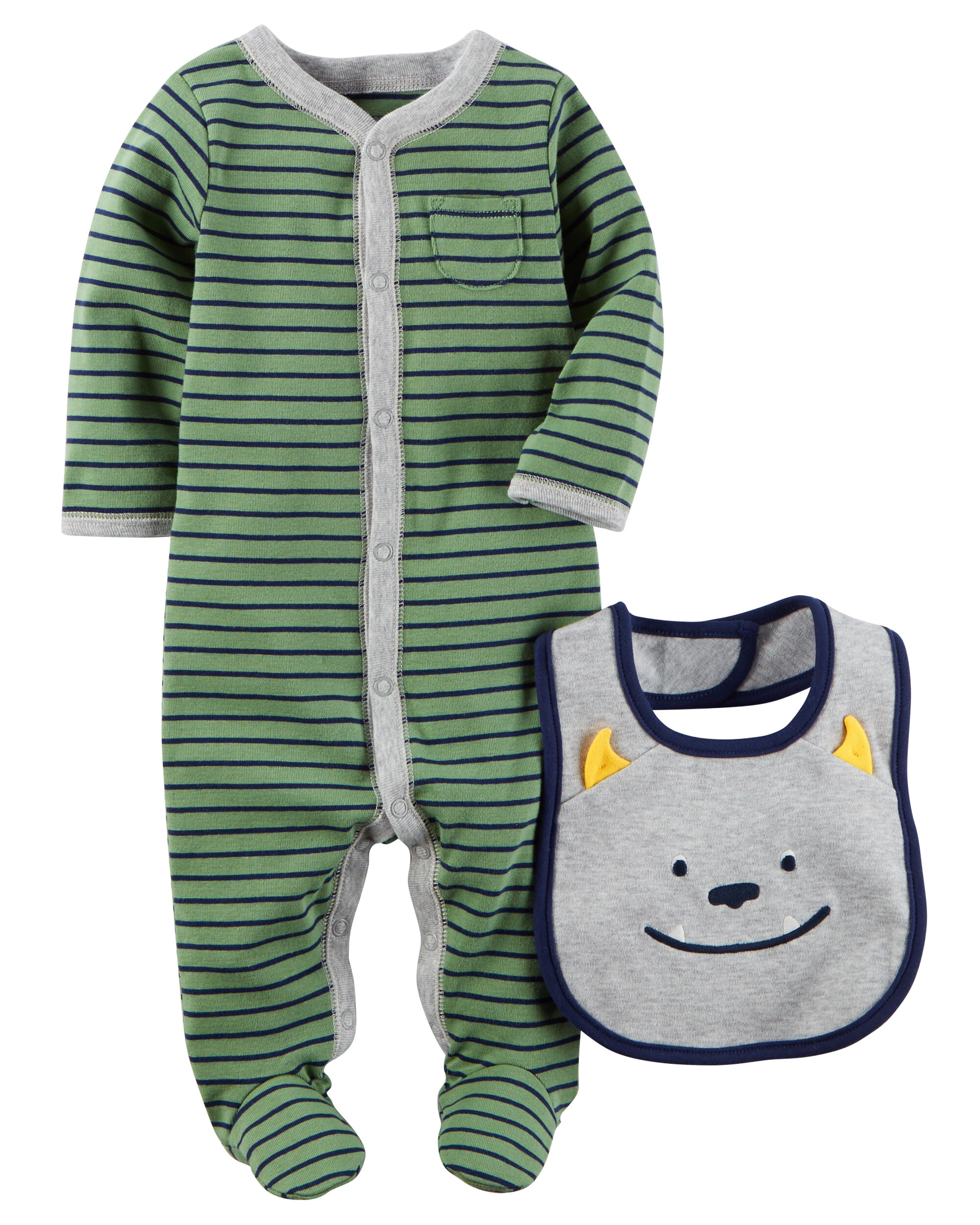 carter's bibs with snaps