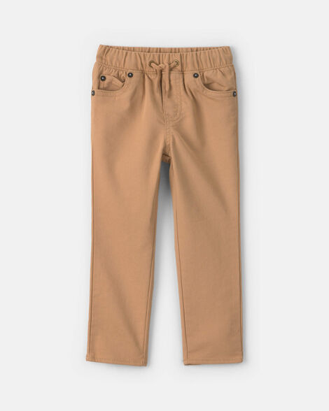 Toddler Boy Pull-On Pants - Khaki