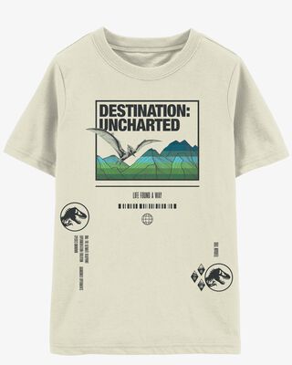 Product image 1 of Kid Jurassic World Short-Sleeve Graphic Tee - Ivory
