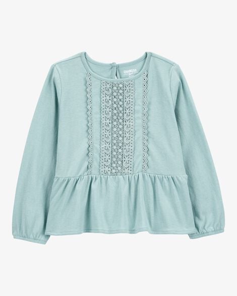 Product image 1 of Baby Eyelet Peplum Top
