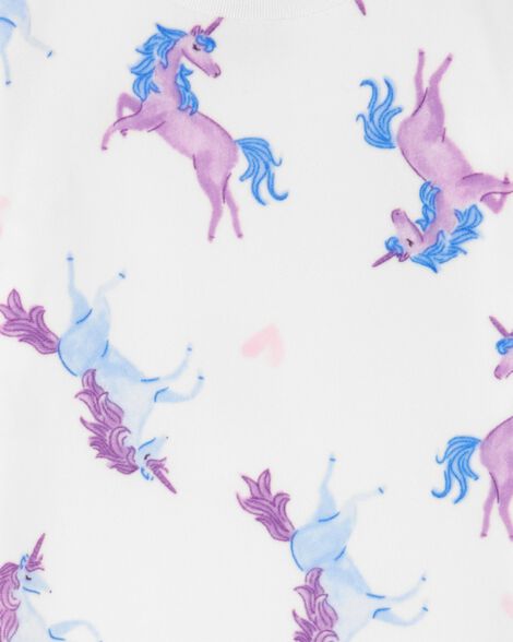  Product image 2 of Kid 2-Piece Fuzzy Velboa Unicorn Pajamas