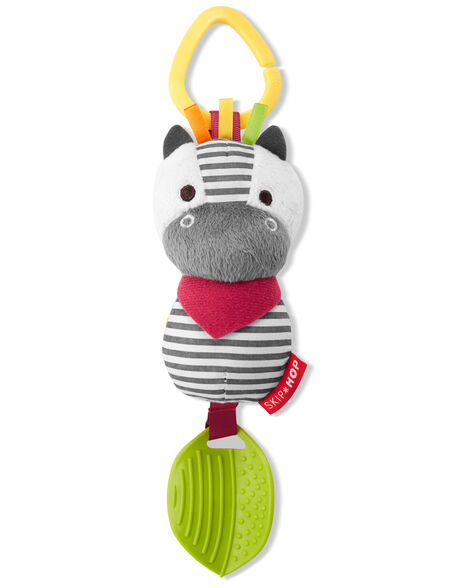 Bandana Buddies Chime & Teethe Baby Toy - Zebra