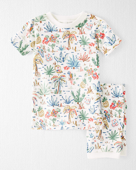 Product image 1 of Baby Organic Cotton Pajamas Set in Tropical Paradise Print