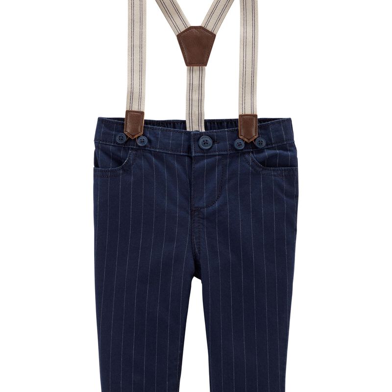 pinstripe pants with suspenders