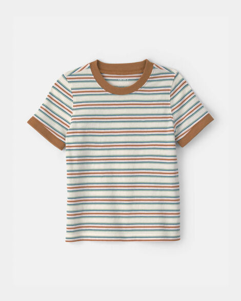 toddler boy striped short-sleeve t-shirt