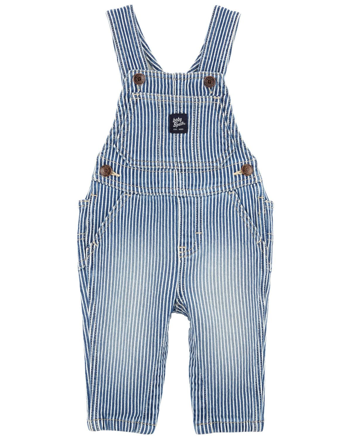 Bebe Oskar Bear Overalls- Denim