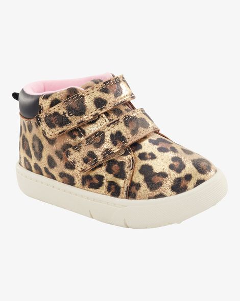  Product image 1 of  Every Step® First Walker Cheetah Print High-Top Sneakers