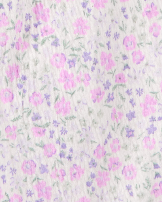 Product image 2 of Baby 2-Piece Floral Jumpsuit & Headwrap - Purple