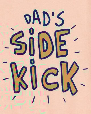Product image 2 of Toddler Dad's Side Kick Short-Sleeve Graphic Tee - Orange