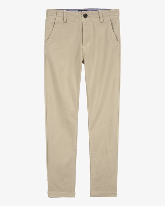 Product image 1 of Kid Slim Tapered Chino Pants - Khaki