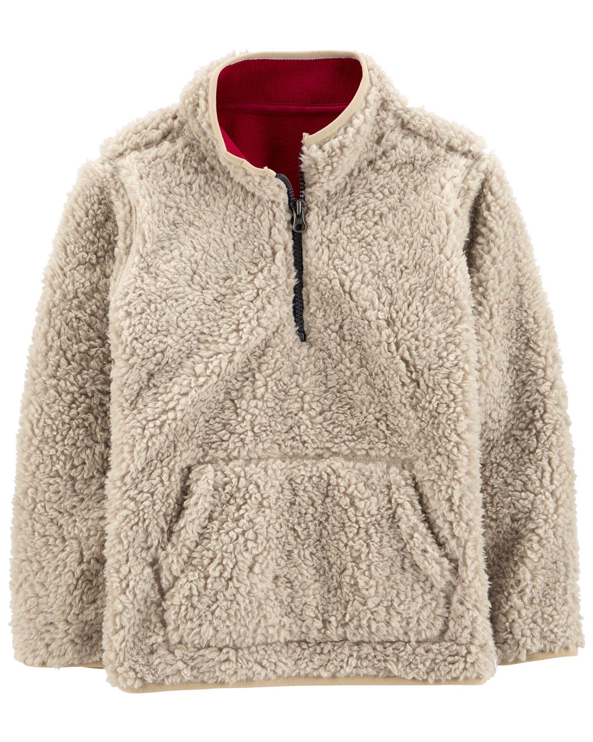 sherpa pullover kids