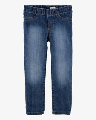 Product image 1 of Toddler Dark Wash Elastic-Waist Jeggings