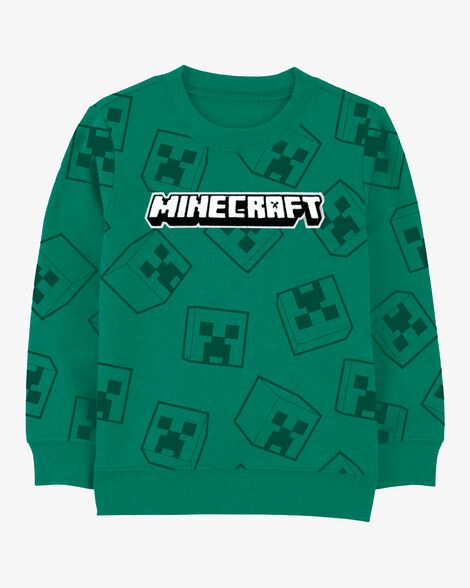  Product image 1 of Kid Minecraft Pullover - Green